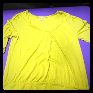 Scoop neck shirt